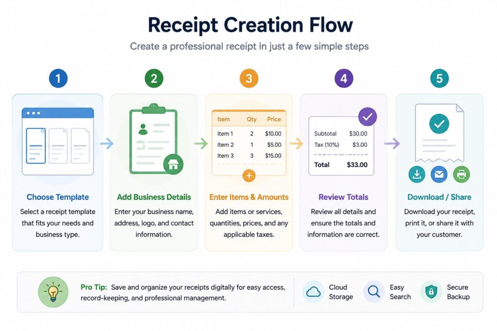 How to Make a Receipt
